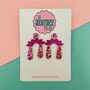 Chandelier Glitter Earrings, thumbnail 2 of 2