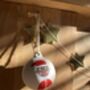 Santa Original Hand Painted Bauble, thumbnail 5 of 5