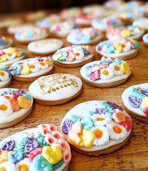 Personalised Wild Flower Biscuit Gift Box And Wild Flower Greetings Card, 7 of 8