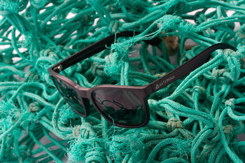 Fitzroy Slate 100% Recycled Fishing Net Sunglasses, 3 of 4