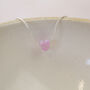Sterling Silver Opalite Heart Bead Necklace, thumbnail 2 of 4
