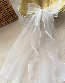 Angel Barrette Ages Three Upwards With A Pink Satin Drawstring Bag, 2 of 5