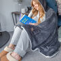Personalised Hooded Sherpa Blanket, thumbnail 9 of 9