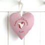 Personalised 50th Birthday Hanging Heart Gift For Her, thumbnail 3 of 11