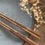 Personalised Wooden Chopsticks Wedding Favours Gift, thumbnail 4 of 12