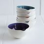 Handmade Porcelain Watercolour Cooks Bowl, thumbnail 6 of 12