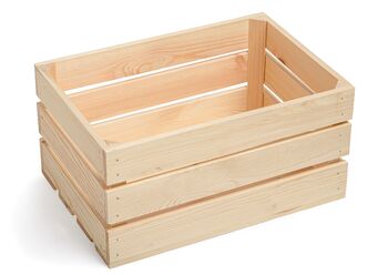Wooden Crate Home Organiser Storage, 2 of 2