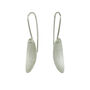 Silver Long Olive Leaf Earrings, thumbnail 1 of 3