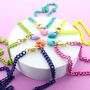 Colour Pop Heart Charm Necklace, thumbnail 1 of 4