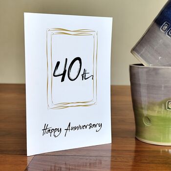 40th Birthday Or Wedding Anniversary Unusual Gift, 8 of 9
