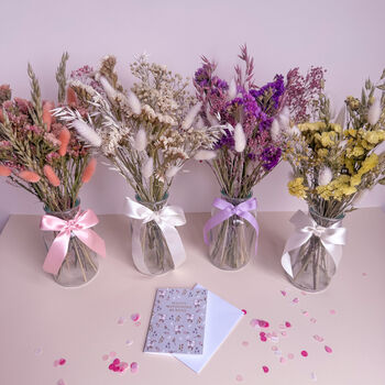 Dried Flowers And Vase With Mothers Day Card, 8 of 8