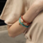 Fit All White And Turquoise Bracelet, thumbnail 1 of 3