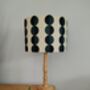 Blue Circles Lampshade Handmade Striking Blue Geometric Lampshade Table Floor Or Ceiling Pendant, thumbnail 6 of 8