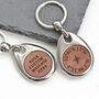 Personalised Coordinates Wooden Keyring, thumbnail 3 of 5