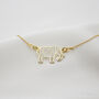 Sterling Silver Elephant Bracelet, Gift For Her, thumbnail 3 of 8