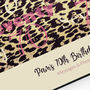 Personalised 70th Birthday Animal Print Guest Book, thumbnail 2 of 8
