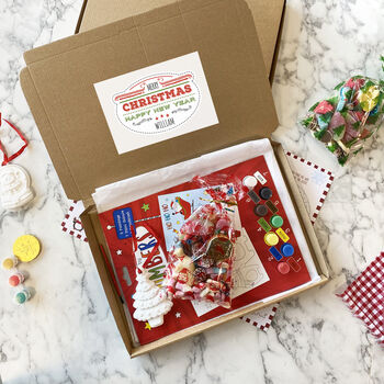 Christmas Letterbox Sweet And Activity Box Gift, 2 of 9