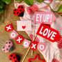 Love Bug Heart Felt Decoration, thumbnail 3 of 5