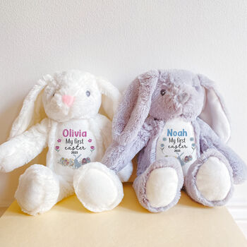 Personalised My First Easter Bunny Toy With Name, 6 of 6