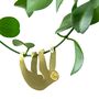 Plant Animal Set Original Three Sloth, Frog And Orangutan Houseplant Decoration, thumbnail 3 of 4