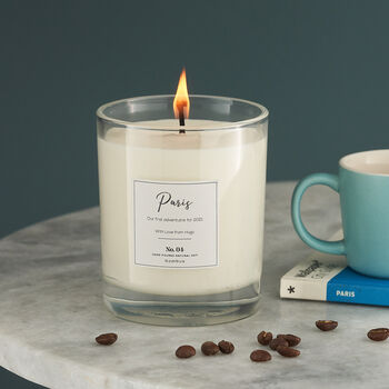 Personalised Coffee And Caramel Luxury Soy Candle Gift, 6 of 6