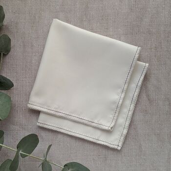 Organic Cotton Handkerchief Pair, 4 of 6