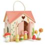 Rose Cottage Dolls House Toy, thumbnail 1 of 5
