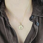 Capricorn Zodiac Star Sign Gold Plated Necklace, thumbnail 2 of 4