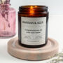 New Home Personalised Name Candle, thumbnail 1 of 3