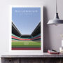 Wales Football Millennium Stadium Poster, thumbnail 4 of 8
