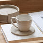 Faux Shagreen Ivory Coasters Set Of Six, thumbnail 2 of 4