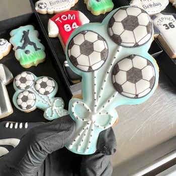 Personalised Football Fan Biscuit Gift, 11 of 12