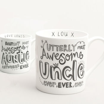 Personalised Auntie Or Uncle Bone China Mug, 2 of 4