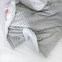 Personalised Blue Bobble Elephant Comforter Blanket Set, thumbnail 11 of 11
