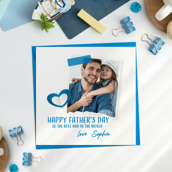 Happy Father's Day Photo Card, 4 of 4