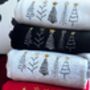 Five Embroidered Doodle Christmas Trees Jumper, thumbnail 4 of 4