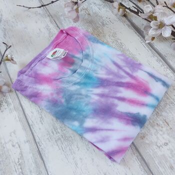 Adults Spiral Tie Dye Tshirt, 6 of 12