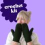 Make Your Own Crocheted Mittens On A String Kit, thumbnail 1 of 3