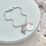 Cat Lover Personalised Silver Cat Charm Bracelet, thumbnail 8 of 11