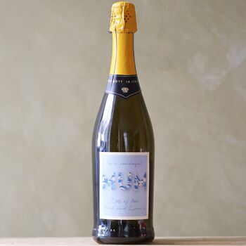 Personalised Vintage Blue Prosecco, 6 of 6
