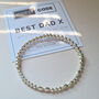 Personalised Mens Morse Code Sterling Silver Bracelet, thumbnail 1 of 9