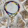 Rainbow Semi Precious Charm Necklace, thumbnail 5 of 8