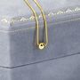 Sterling Silver Single Bead Collar Necklace, thumbnail 6 of 12