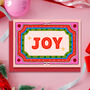 Retro Joy Christmas Card, thumbnail 1 of 2