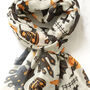 Halloween Print Scarf, thumbnail 3 of 6