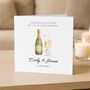 Personalised Simple Engagement Card For Couple Or Friends, thumbnail 4 of 7