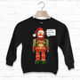 Activate Christmas Mode Kids Christmas Robot Sweatshirt, thumbnail 1 of 5