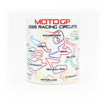 Moto 2026 Gp Racing Circuits Mug White Edition, 4 of 5