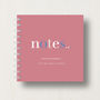 Personalised To Do 'Notes' Small Notebook, thumbnail 8 of 10