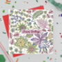 'Floral Christmas' Mixed Pack Of 12 Christmas Cards, thumbnail 8 of 12